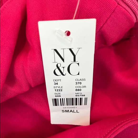 New York & Company Magenta Spaghetti Strap Sheath Dress - Picture 5 of 6